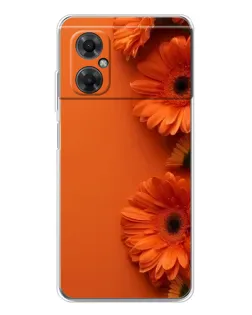 Чехол для Xiaomi Redmi Note 11R с картинкой «Оранжевые герберы» Чехол для Xiaomi Redmi Note 11R с картинкой «Оранжевые герберы»
