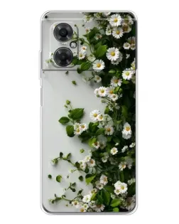 Чехол для Xiaomi Redmi Note 11R с картинкой «Ветка мелких белых цветов» Чехол для Xiaomi Redmi Note 11R с картинкой «Ветка мелких белых цветов»
