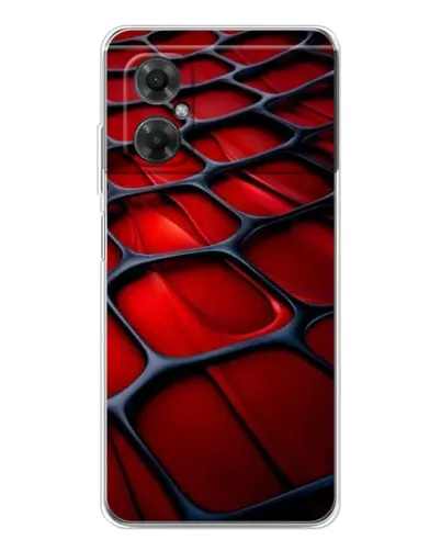 Чехол для Xiaomi Redmi Note 11R с картинкой «Красная глянцевая сетка» Чехол для Xiaomi Redmi Note 11R с картинкой «Красная глянцевая сетка»