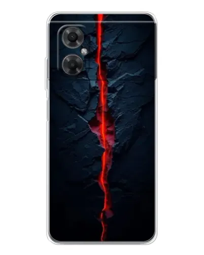 Чехол для Xiaomi Redmi Note 11R с картинкой «Kрасная лавовая трещина» Чехол для Xiaomi Redmi Note 11R с картинкой «Kрасная лавовая трещина»