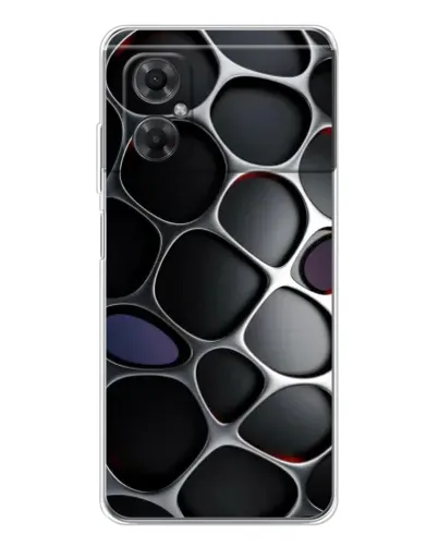 Чехол для Xiaomi Redmi Note 11R с картинкой «Объемная темная решетка» Чехол для Xiaomi Redmi Note 11R с картинкой «Объемная темная решетка»