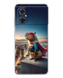 Чехол для Xiaomi Redmi Note 11R с картинкой «Капи-мен супергерой» Чехол для Xiaomi Redmi Note 11R с картинкой «Капи-мен супергерой»