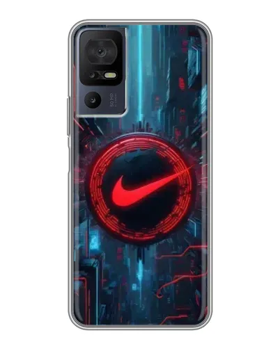 Чехол для Xiaomi Redmi Note 11S 5G с картинкой «Техногенный стиль Nike» Чехол для Xiaomi Redmi Note 11S 5G с картинкой «Техногенный стиль Nike»