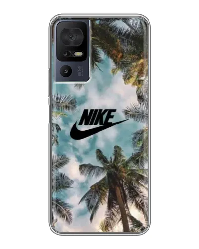 Чехол для Xiaomi Redmi Note 11S 5G с картинкой «Тропический принт Nike» Чехол для Xiaomi Redmi Note 11S 5G с картинкой «Тропический принт Nike»