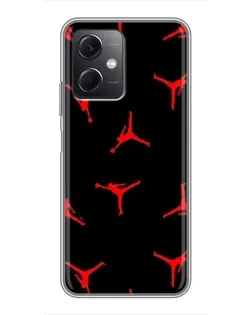 Чехол для Xiaomi Redmi Note 12 (5G) с картинкой «Jordan Red Pattern» Чехол для Xiaomi Redmi Note 12 (5G) с картинкой «Jordan Red Pattern»