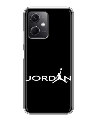 Чехол для Xiaomi Redmi Note 12 (5G) с картинкой «Jordan White Logo» Чехол для Xiaomi Redmi Note 12 (5G) с картинкой «Jordan White Logo»