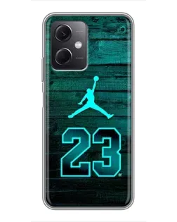 Чехол для Xiaomi Redmi Note 12 (5G) с картинкой «Jordan Cyan 23» Чехол для Xiaomi Redmi Note 12 (5G) с картинкой «Jordan Cyan 23»