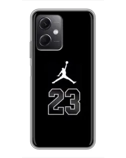 Чехол для Xiaomi Redmi Note 12 (5G) с картинкой «Jordan Flight 23» Чехол для Xiaomi Redmi Note 12 (5G) с картинкой «Jordan Flight 23»