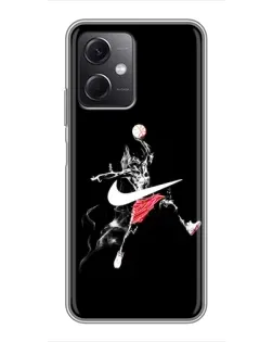 Чехол для Xiaomi Redmi Note 12 (5G) с картинкой «Jordan Jumpman» Чехол для Xiaomi Redmi Note 12 (5G) с картинкой «Jordan Jumpman»