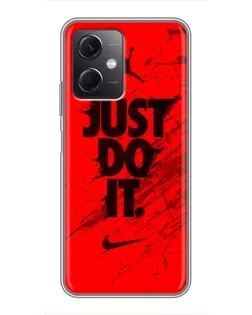 Чехол для Xiaomi Redmi Note 12 (5G) с картинкой «Nike Just Do It» Чехол для Xiaomi Redmi Note 12 (5G) с картинкой «Nike Just Do It»