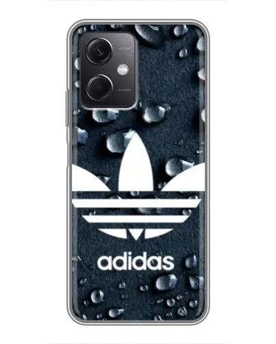 Чехол для Xiaomi Redmi Note 12 (5G) с картинкой «Adidas Trefoil Blue»