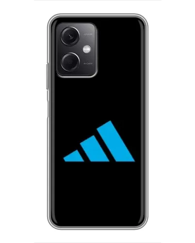 Чехол для Xiaomi Redmi Note 12 (5G) с картинкой «Adidas Cyan Logo»