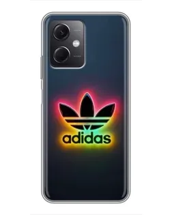 Чехол для Xiaomi Redmi Note 12 (5G) с картинкой «Неоновый Adidas»