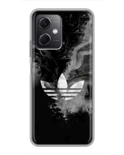 Чехол для Xiaomi Redmi Note 12 (5G) с картинкой «Абстрактный дым Adidas»