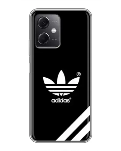 Чехол для Xiaomi Redmi Note 12 (5G) с картинкой «Adidas с диагональными полосами»