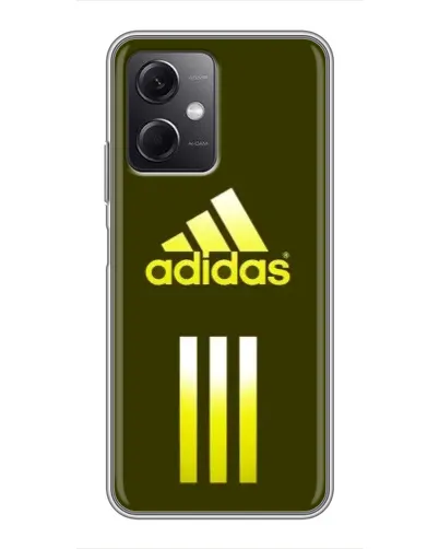 Чехол для Xiaomi Redmi Note 12 (5G) с картинкой «Оливковый градиент Adidas»