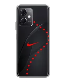 Чехол для Xiaomi Redmi Note 12 (5G) с картинкой «Абстрактный дизайн Nike»