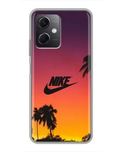 Чехол для Xiaomi Redmi Note 12 (5G) с картинкой «Nike на закате солнца» Чехол для Xiaomi Redmi Note 12 (5G) с картинкой «Nike на закате солнца»