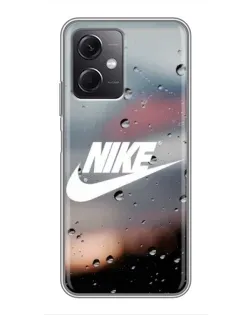 Чехол для Xiaomi Redmi Note 12 (5G) с картинкой «Nike в стиле ретро»