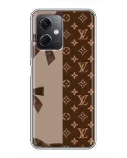 Чехол для Xiaomi Redmi Note 12 (5G) с картинкой «Louis Vuitton — банты»