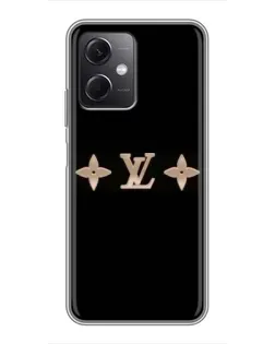 Чехол для Xiaomi Redmi Note 12 (5G) с картинкой «Louis Vuitton — минимализм»