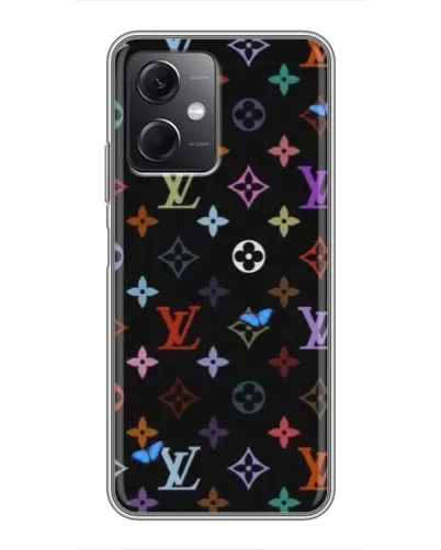 Чехол для Xiaomi Redmi Note 12 (5G) с картинкой «Цветная монограмма LV» Чехол для Xiaomi Redmi Note 12 (5G) с картинкой «Цветная монограмма LV»