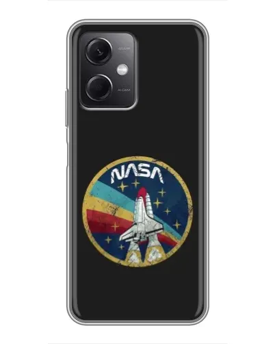 Чехол для Xiaomi Redmi Note 12 (5G) с картинкой «NASA — эмблема миссии» Чехол для Xiaomi Redmi Note 12 (5G) с картинкой «NASA — эмблема миссии»