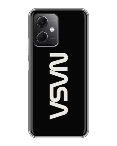 Чехол для Xiaomi Redmi Note 12 (5G) с картинкой «NASA — вертикальный логотип» Чехол для Xiaomi Redmi Note 12 (5G) с картинкой «NASA — вертикальный логотип»