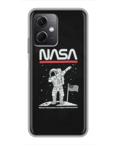Чехол для Xiaomi Redmi Note 12 (5G) с картинкой «NASA — шагаем по Луне» Чехол для Xiaomi Redmi Note 12 (5G) с картинкой «NASA — шагаем по Луне»