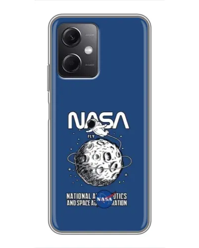 Чехол для Xiaomi Redmi Note 12 (5G) с картинкой «NASA — лунная миссия» Чехол для Xiaomi Redmi Note 12 (5G) с картинкой «NASA — лунная миссия»