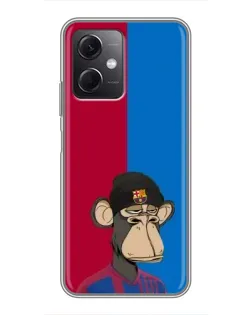 Чохол для Xiaomi Redmi Note 12 (5G) з картинкою «Bored Ape — фанат Барси» Чохол для Xiaomi Redmi Note 12 (5G) з картинкою «Bored Ape — фанат Барси»