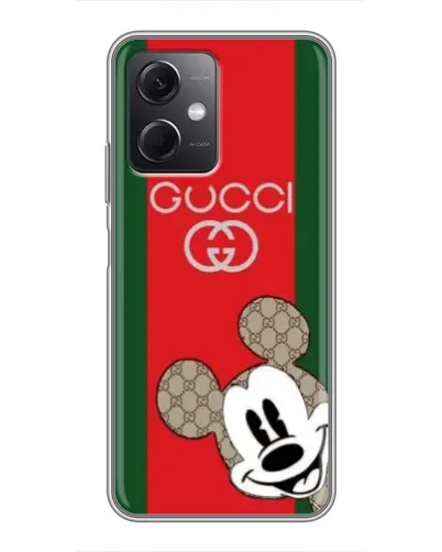 Чехол для Xiaomi Redmi Note 12 (5G) с картинкой «Gucci — полосы и Микки» Чехол для Xiaomi Redmi Note 12 (5G) с картинкой «Gucci — полосы и Микки»