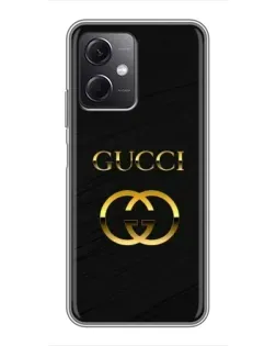 Чехол для Xiaomi Redmi Note 12 (5G) с картинкой «Золотой логотип Gucci» Чехол для Xiaomi Redmi Note 12 (5G) с картинкой «Золотой логотип Gucci»