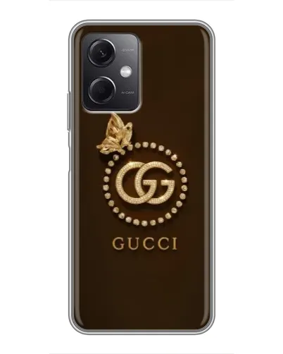 Чехол для Xiaomi Redmi Note 12 (5G) с картинкой «Gucci — золотая бабочка» Чехол для Xiaomi Redmi Note 12 (5G) с картинкой «Gucci — золотая бабочка»
