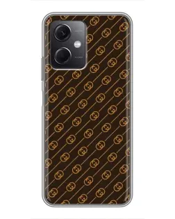 Чехол для Xiaomi Redmi Note 12 (5G) с картинкой «Gucci — золотые диагонали» Чехол для Xiaomi Redmi Note 12 (5G) с картинкой «Gucci — золотые диагонали»