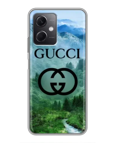 Чехол для Xiaomi Redmi Note 12 (5G) с картинкой «Gucci — горный пейзаж» Чехол для Xiaomi Redmi Note 12 (5G) с картинкой «Gucci — горный пейзаж»