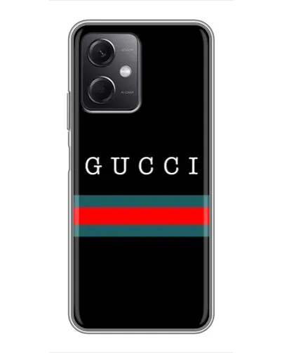Чехол для Xiaomi Redmi Note 12 (5G) с картинкой «Gucci — красный пояс» Чехол для Xiaomi Redmi Note 12 (5G) с картинкой «Gucci — красный пояс»
