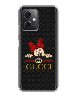 Чехол для Xiaomi Redmi Note 12 (5G) с картинкой «Минни Маус Gucci — черный» Чехол для Xiaomi Redmi Note 12 (5G) с картинкой «Минни Маус Gucci — черный»