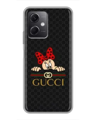 Чехол для Xiaomi Redmi Note 12 (5G) с картинкой «Минни Маус Gucci — черный» Чехол для Xiaomi Redmi Note 12 (5G) с картинкой «Минни Маус Gucci — черный»