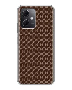 Чехол для Xiaomi Redmi Note 12 (5G) с картинкой «Gucci — шоколадная сетка» Чехол для Xiaomi Redmi Note 12 (5G) с картинкой «Gucci — шоколадная сетка»