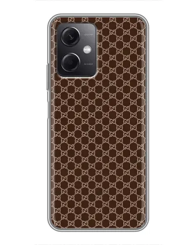 Чехол для Xiaomi Redmi Note 12 (5G) с картинкой «Gucci — шоколадная сетка» Чехол для Xiaomi Redmi Note 12 (5G) с картинкой «Gucci — шоколадная сетка»