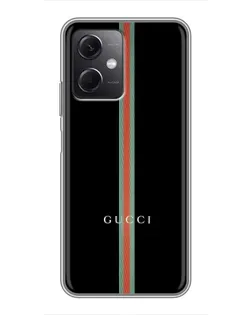 Чехол для Xiaomi Redmi Note 12 (5G) с картинкой «Gucci — строгая линия» Чехол для Xiaomi Redmi Note 12 (5G) с картинкой «Gucci — строгая линия»