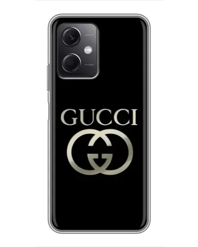 Чехол для Xiaomi Redmi Note 12 (5G) с картинкой «Gucci — золото на черном» Чехол для Xiaomi Redmi Note 12 (5G) с картинкой «Gucci — золото на черном»