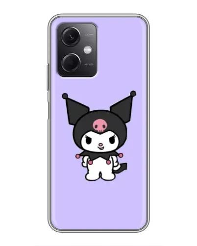 Чехол для Xiaomi Redmi Note 12 (5G) с картинкой «Kuromi — нежный фиолетовый»