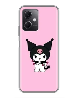 Чехол для Xiaomi Redmi Note 12 (5G) с картинкой «Kuromi — розовая нежность»