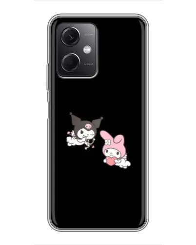Чехол для Xiaomi Redmi Note 12 (5G) с картинкой «My Melody и Kuromi»
