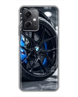 Чохол для Xiaomi Redmi Note 12 (5G) з картинкою «Колесо BMW зблизька» Чохол для Xiaomi Redmi Note 12 (5G) з картинкою «Колесо BMW зблизька»
