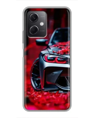 Чохол для Xiaomi Redmi Note 12 (5G) з картинкою «Спортивна BMW та квіти» Чохол для Xiaomi Redmi Note 12 (5G) з картинкою «Спортивна BMW та квіти»