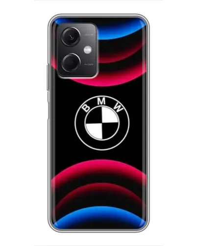 Чохол для Xiaomi Redmi Note 12 (5G) з картинкою «Логотип BMW та неонові дуги» Чохол для Xiaomi Redmi Note 12 (5G) з картинкою «Логотип BMW та неонові дуги»