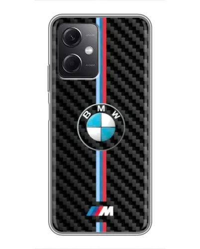 Чохол для Xiaomi Redmi Note 12 (5G) з картинкою «Емблема BMW та карбон» Чохол для Xiaomi Redmi Note 12 (5G) з картинкою «Емблема BMW та карбон»